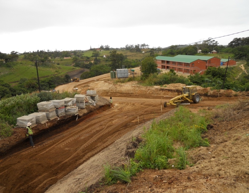 Umzumbe Access Road civil works project in KwaZulu-Natal